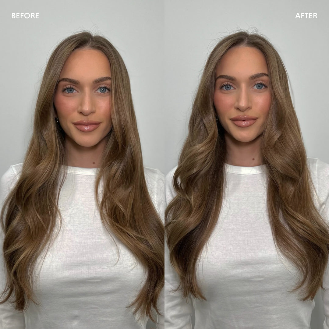 before and after TheFinishingSpray-